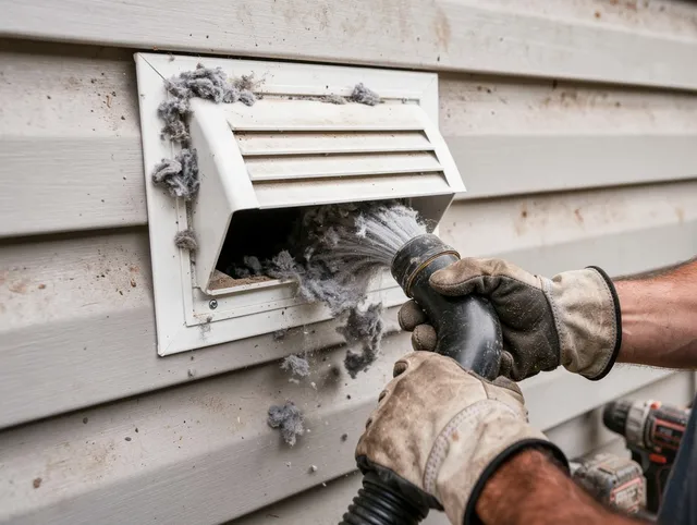 Professional dryer vent cleaning by Westport Dryer Vent Cleaning in Westport