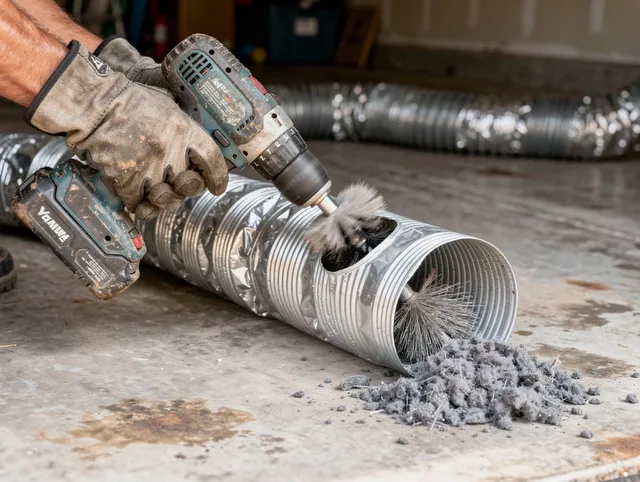 Professional duct cleaning by Westport Dryer Vent Cleaning in Westport