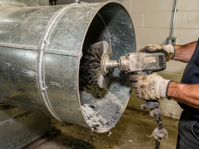 Industrial-grade dryer vent cleaning by Westport Dryer Vent Cleaning in Westport